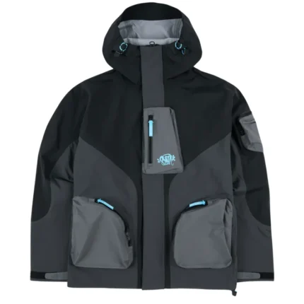 Black SYNA World SYN Tec Future Hooded Zipper Jackets
