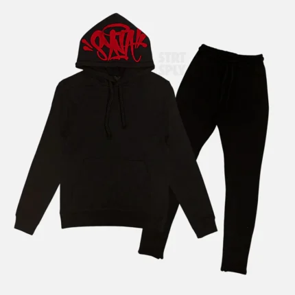 Syna World Logo Tracksuit – Black